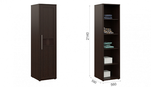 Распашной шкаф 1дв 