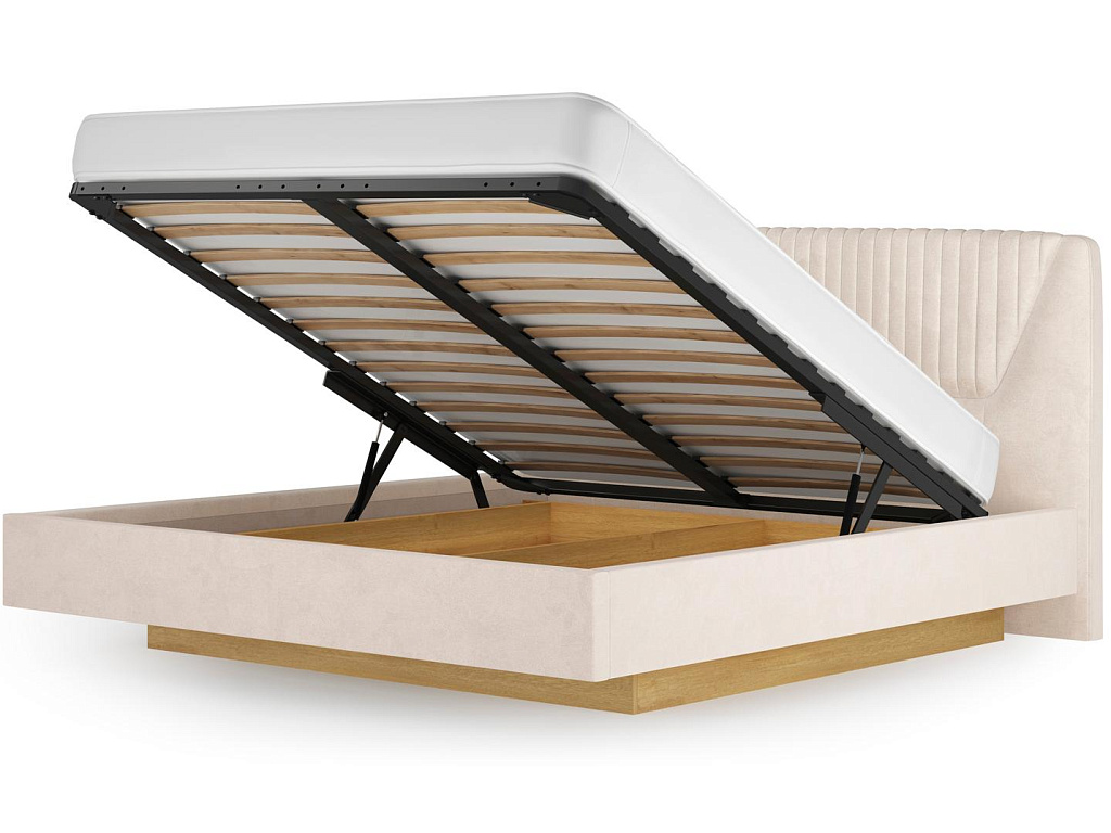 Кровать 11М2 с подъемным механизмом 1800 Микровелюр Catania Ivory   