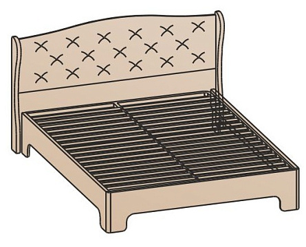 Кровать 1400 КР-1702