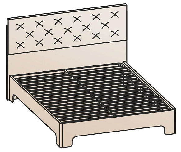 Кровать 140х200   КР-1202