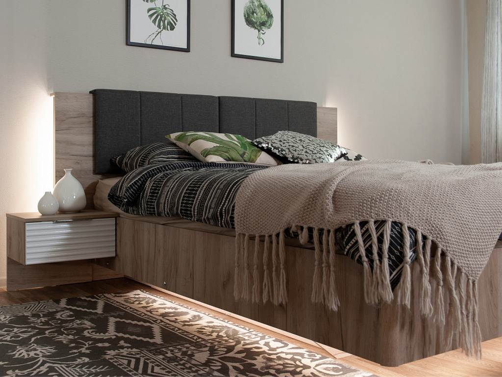 Кровать МИ 140х200 без ламелей   