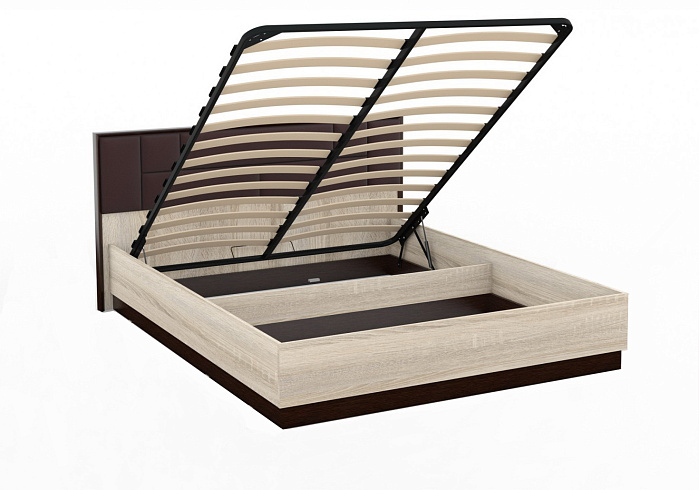 Кровать 160х200 мягкое изголовье (подъемник)   