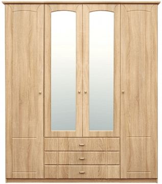 Шкаф четырехдверный П327.02