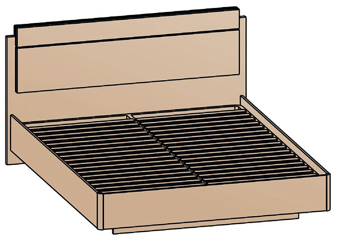 Кровать 140х200   КР-8-16-14