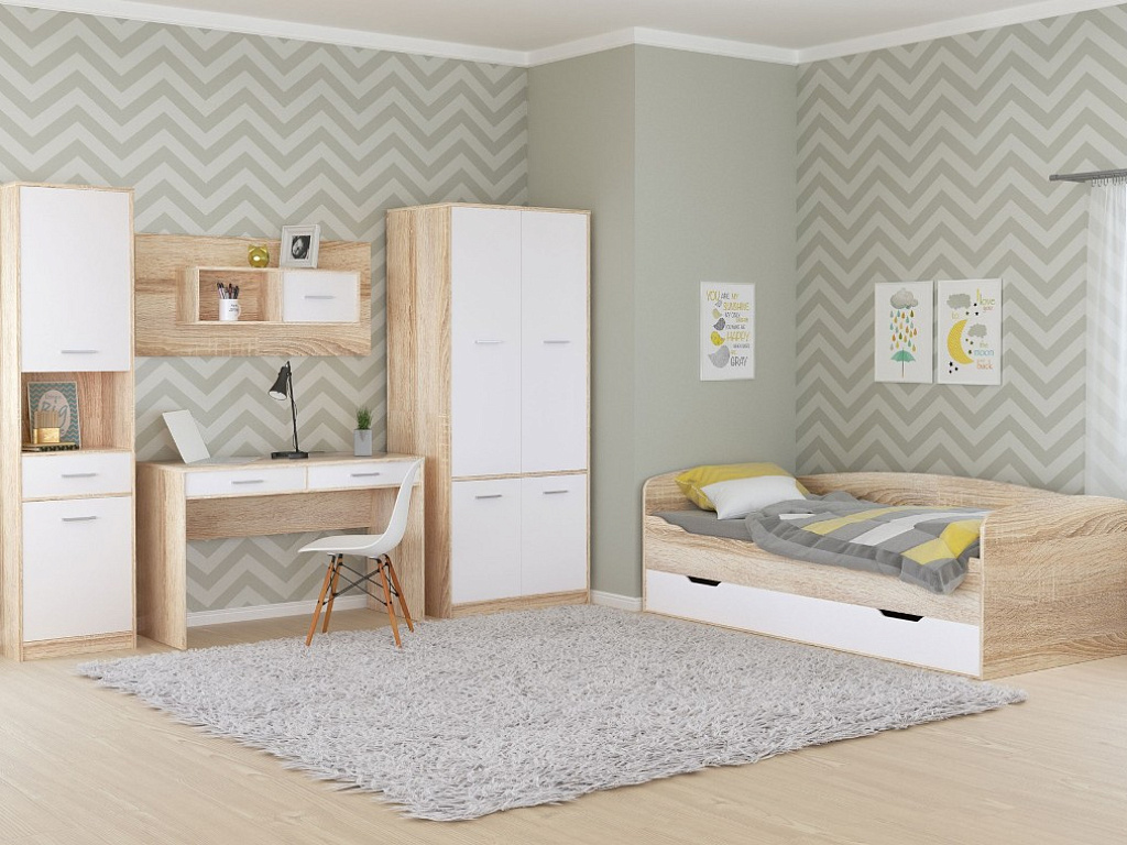 Стол письменный 100 2ящ   