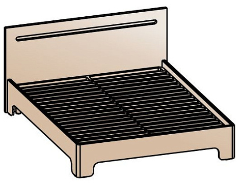 Кровать 1800 КР-2004