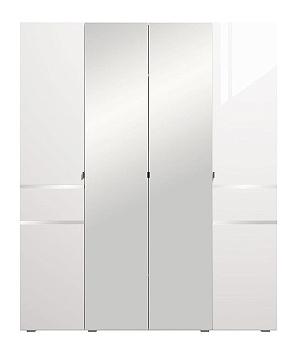 Шкаф 4-хдверный с зеркалом 1