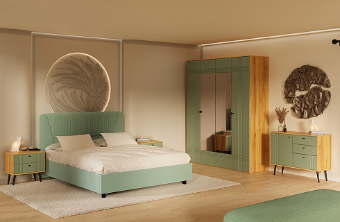 Вега Саксония Серо-зеленый