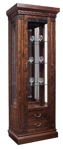 Шкаф с витриной (правый)   ГМ 5806