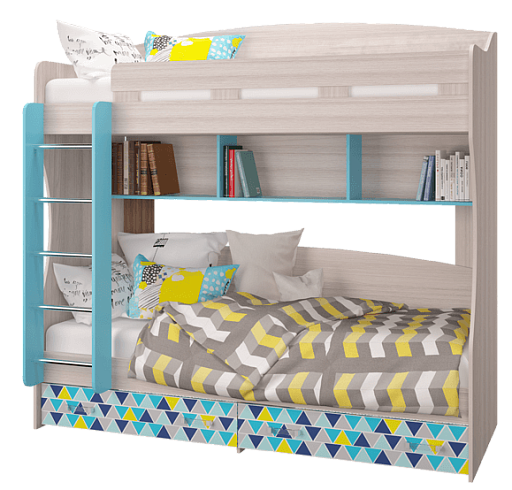 Кровать двухъярусная 80*200   