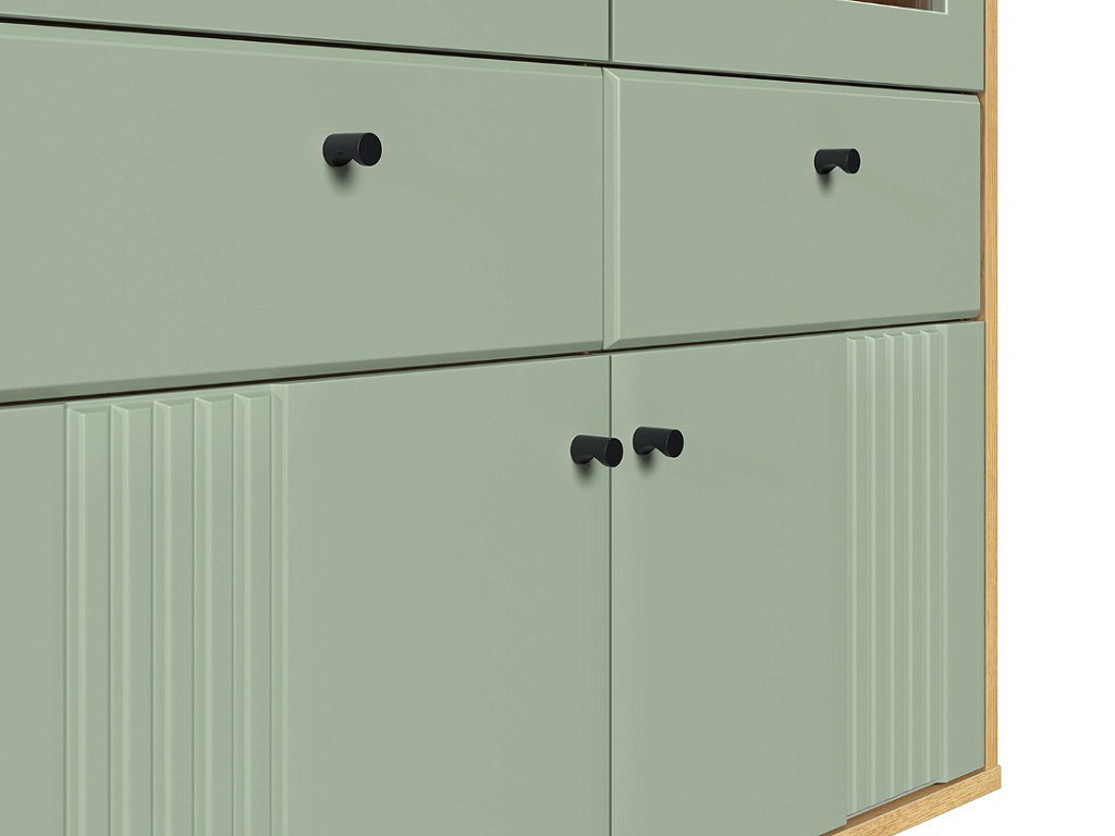 Пенал-витрина 2-дв   