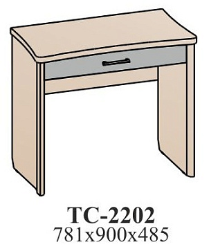 Туалетный столик (комбинированный ТС-2202