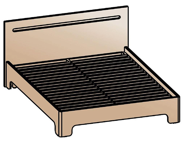 Кровать 120х200   КР-2001