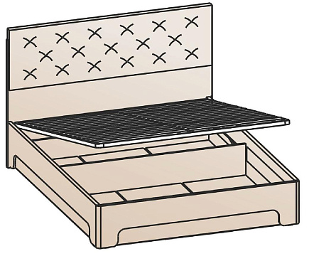 Кровать с подъемным механизмом 180х200 КРП-1204