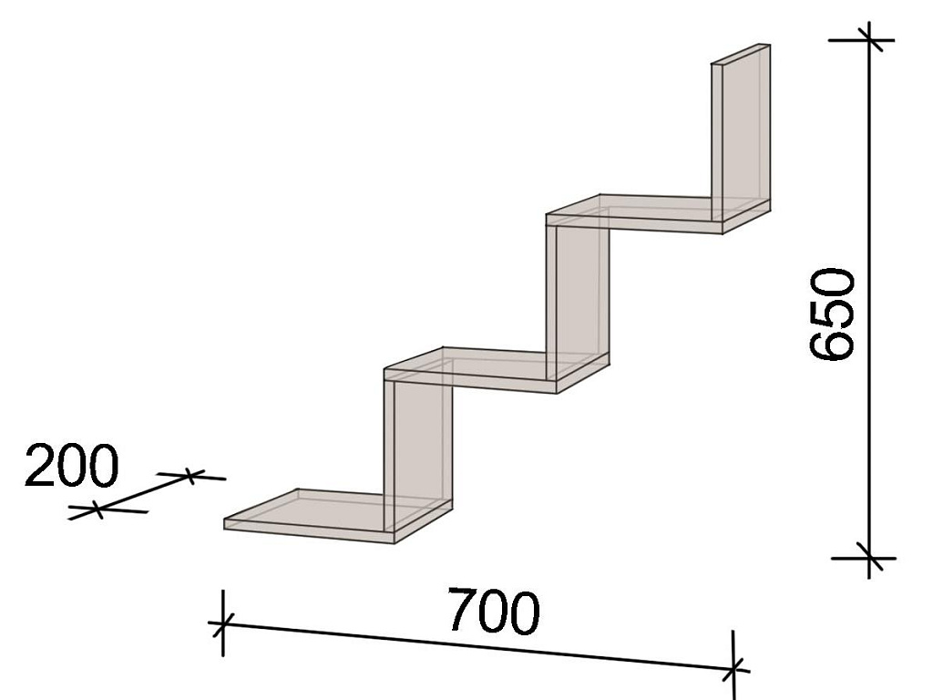 Полка навесная   СН-116.01