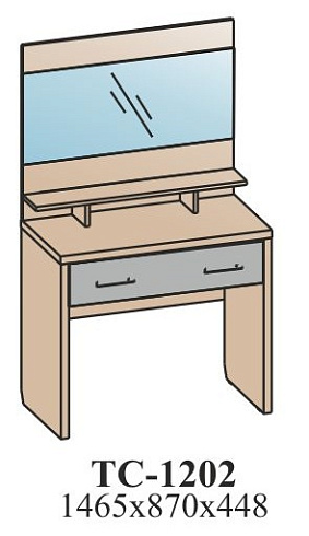 Туалетный столик (комбинированный   ТС-1202