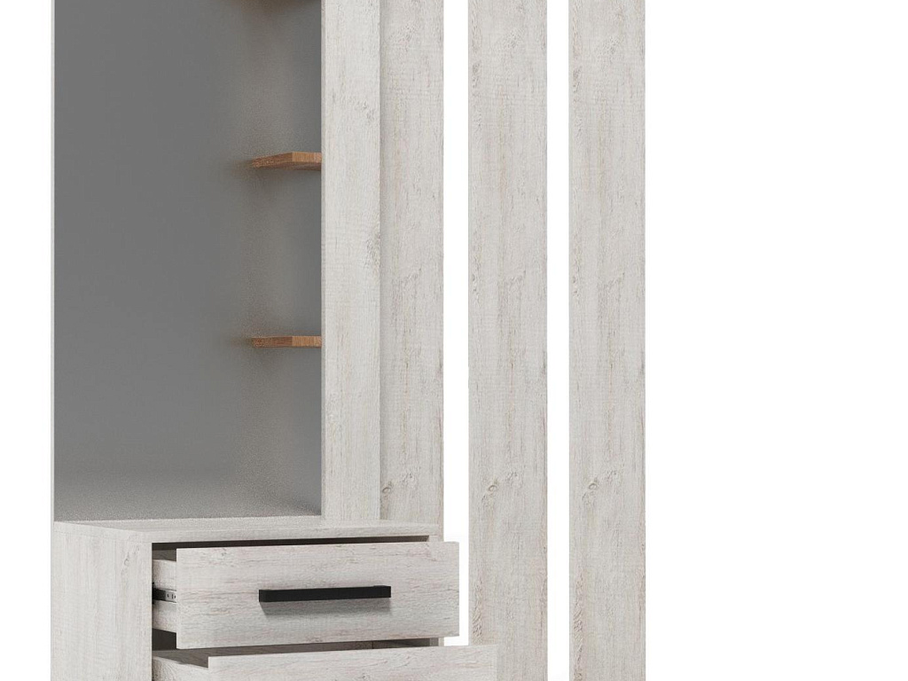 Вешалка с зеркалом (Сосна санторини)   00-00099043