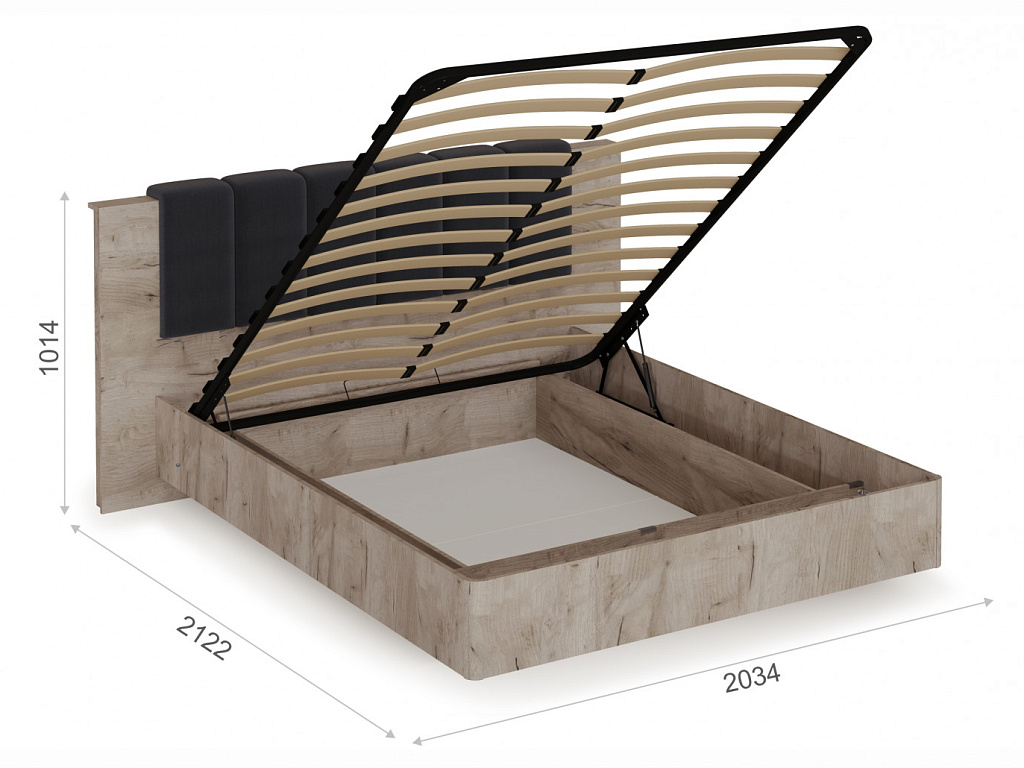 Кровать МИ 160х200 (подъемник)   