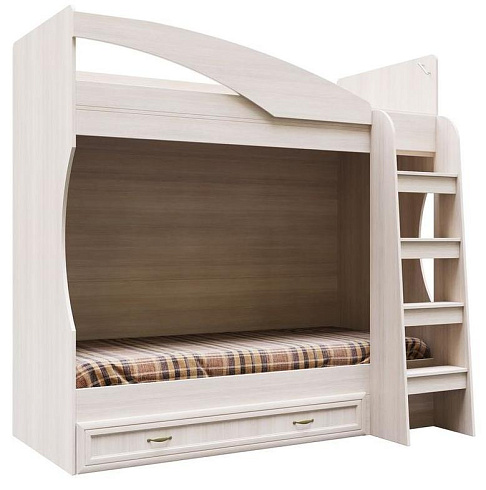 Кровать двухъярусная с ящиком   00-00103031