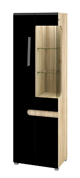 Шкаф с витриной МН-026-01/1