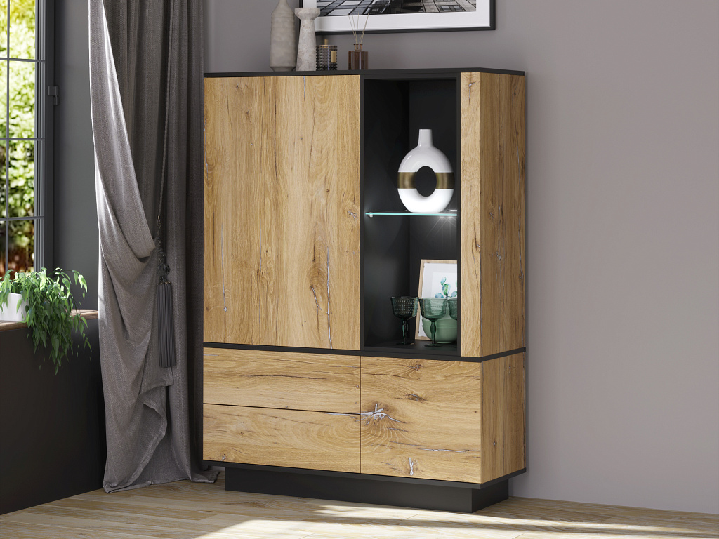 Шкаф комбинированный c подсветкой   QZ-ШК2