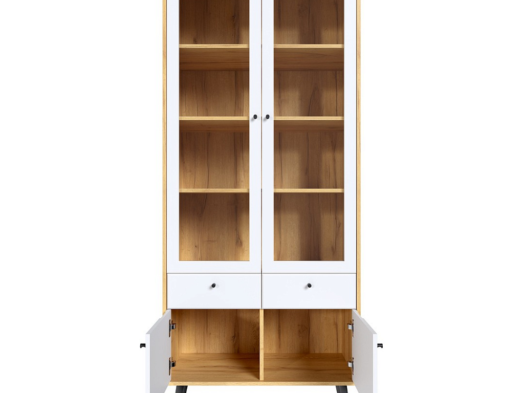 Пенал-витрина 2-дв   