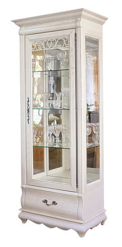 Шкаф с витриной   ММ-210-01/01