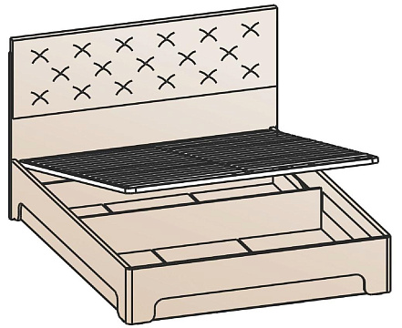 Кровать с подъемным механизмом 160х200 КРП-1203