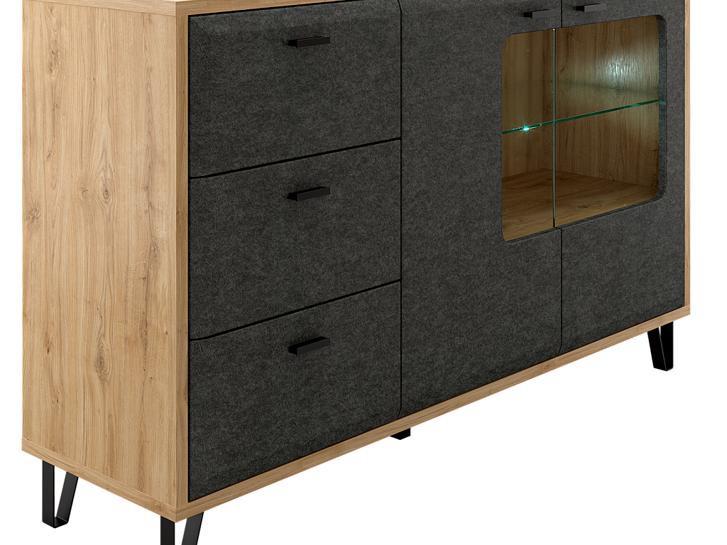 Тумба с подсветкой  Grace KOM2W3S_LED