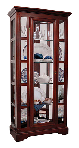 Шкаф с витриной   ММ-174-01