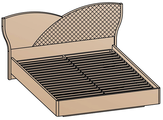 Кровать 180х200 (основание 16 мм)   КР-26-16-18