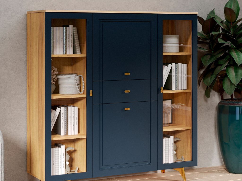 Пенал низкий (2 стекл)   