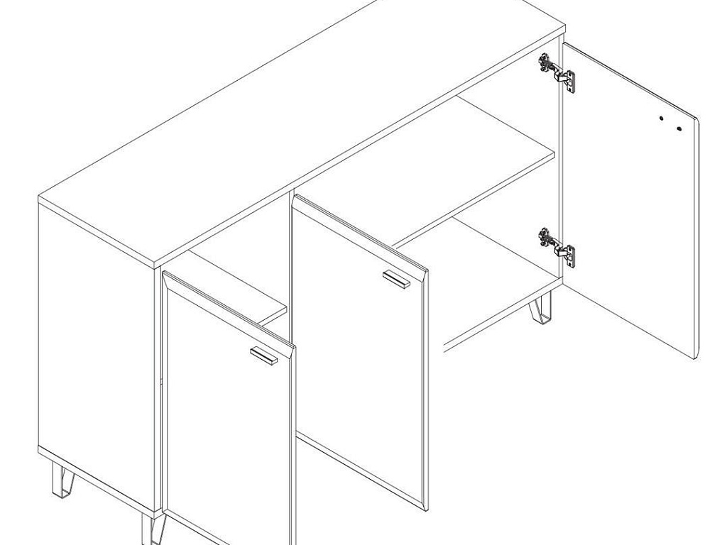 Тумба  Grace KOM3D