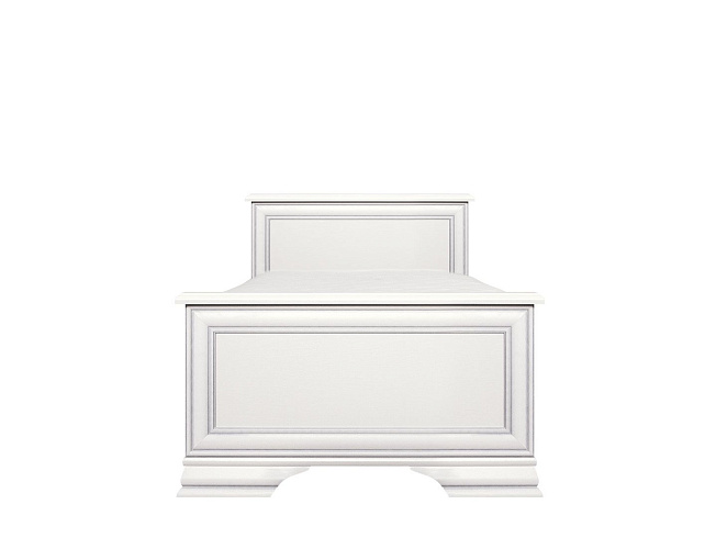 Кровать c металлическим основанием  Kentaki Белый LOZ90х200