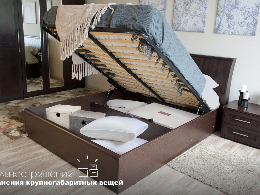 Кровать 160х200 с подъёмным механизмом   