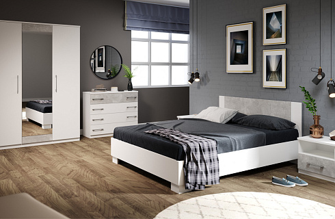 Аврора Белый/Ателье светлый