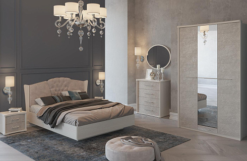 Альпина Бодега белая-бетон бежевый