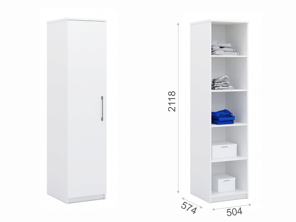 Шкаф 1-дверный   