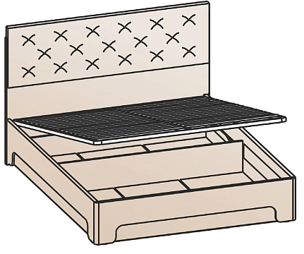 Кровать с подъемным механизмом 160х200 КРП-1203