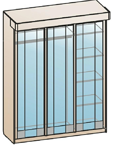 Шкаф для одежды и белья   КП-210