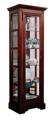 Шкаф с витриной   ММ-174-05