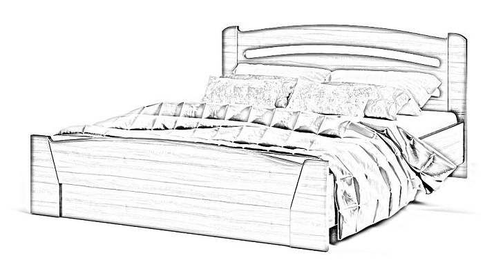 Кровать 1600   КМК 0800.1