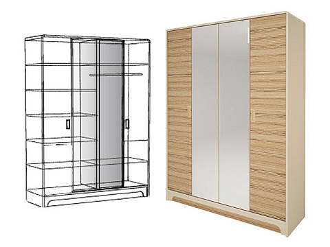 Шкаф для платья и белья 6