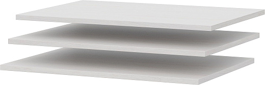 Полки (для двухдверного шкафа, комплект 3 шт) 00-00105590