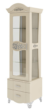Шкаф с витриной МН-025-14