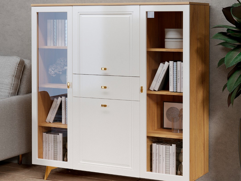 Пенал низкий (2 стекл)   