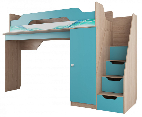 Кровать двухъярусная   16062