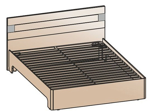 Кровать 1600 (настил из ламелей) КР-205