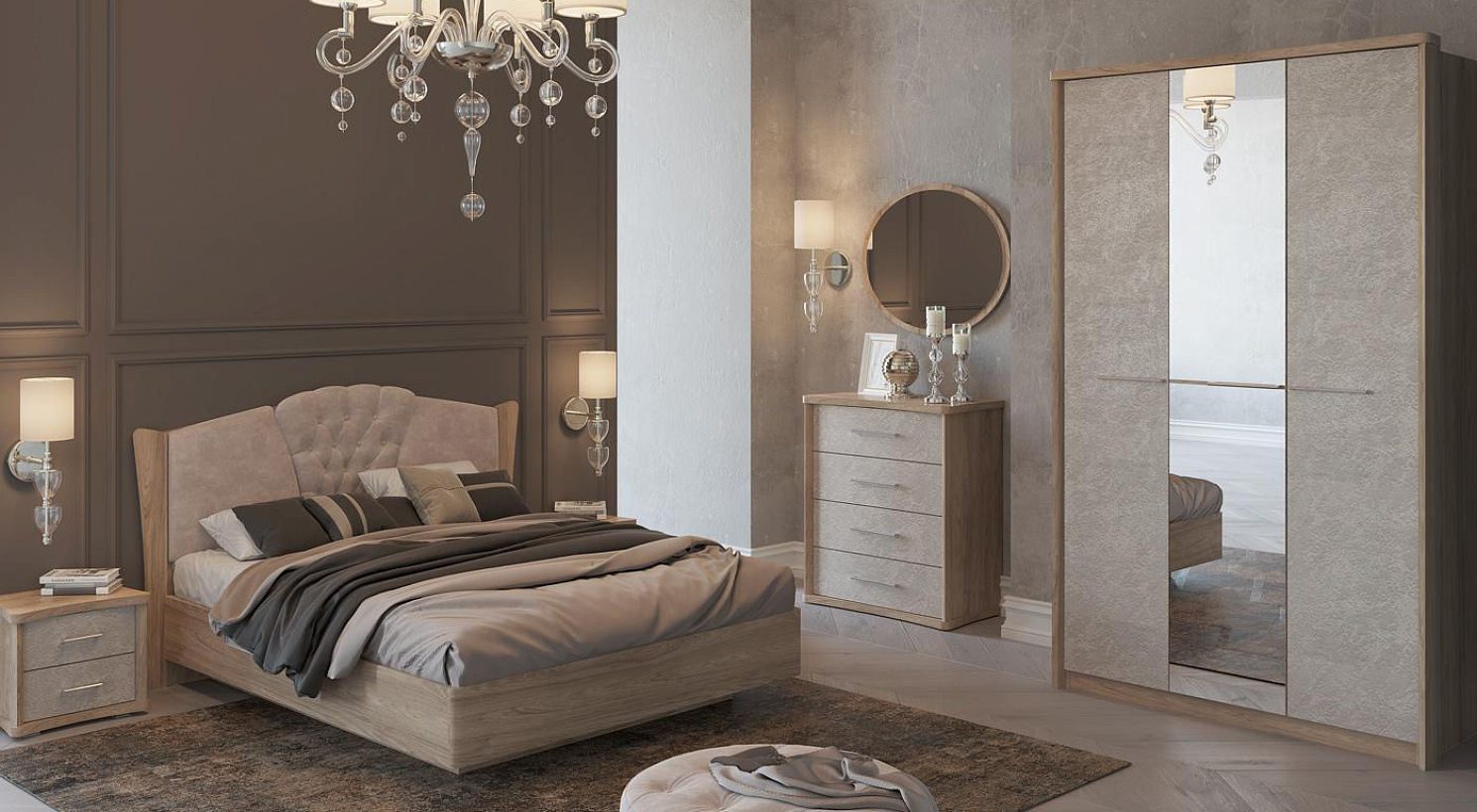 Альпина Гикори джексон-бетон бежевый