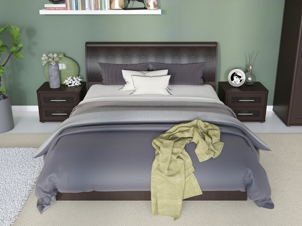 Кровать 160х200 с подъёмным механизмом   